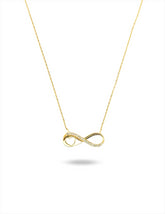 Kalpli Sonsuzluk Altın Kolye