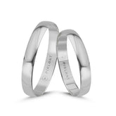 Beyaz Altın Alyans 3mm