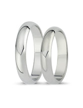 Beyaz Altın Alyans 4mm