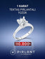 GIA Certified 1.00 Carat Solitaire Diamond Ring