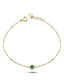 Yeşil Taşlı Altın Bileklik