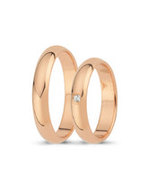 Rose Gold Wedding Band 4mm