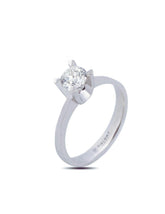 0,60 Karat Badem Montür Tektaş Pırlanta Yüzük