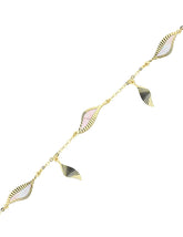 Pembe Sedefli Altın Bileklik