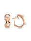 Beyaz İnci Rose Gold Altın Küpe