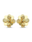 Yellow Flower Italian Gold Earrings