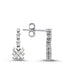 0.32 Carat Diamond Baguette Earrings