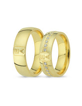 Yellow Gold Wedding Band 6mm