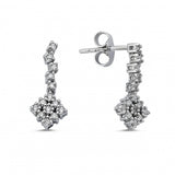 0,27 Karat Pırlantalı Küpe