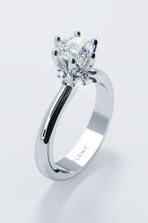 1,16 Karat Çerçeve Taşlı Tektaş Pırlanta Yüzük