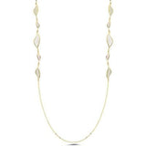 Çift Taraflı Beyaz Midye Altın Kolye