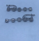 0,07 Karat Pırlantalı Suyolu Küpe