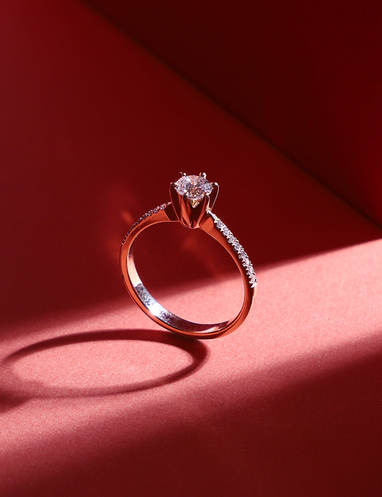 0,61 Karat Pırlanta Tektaş Yüzük