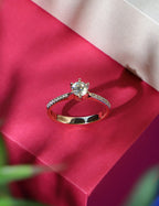 0,61 Karat Pırlanta Tektaş Yüzük