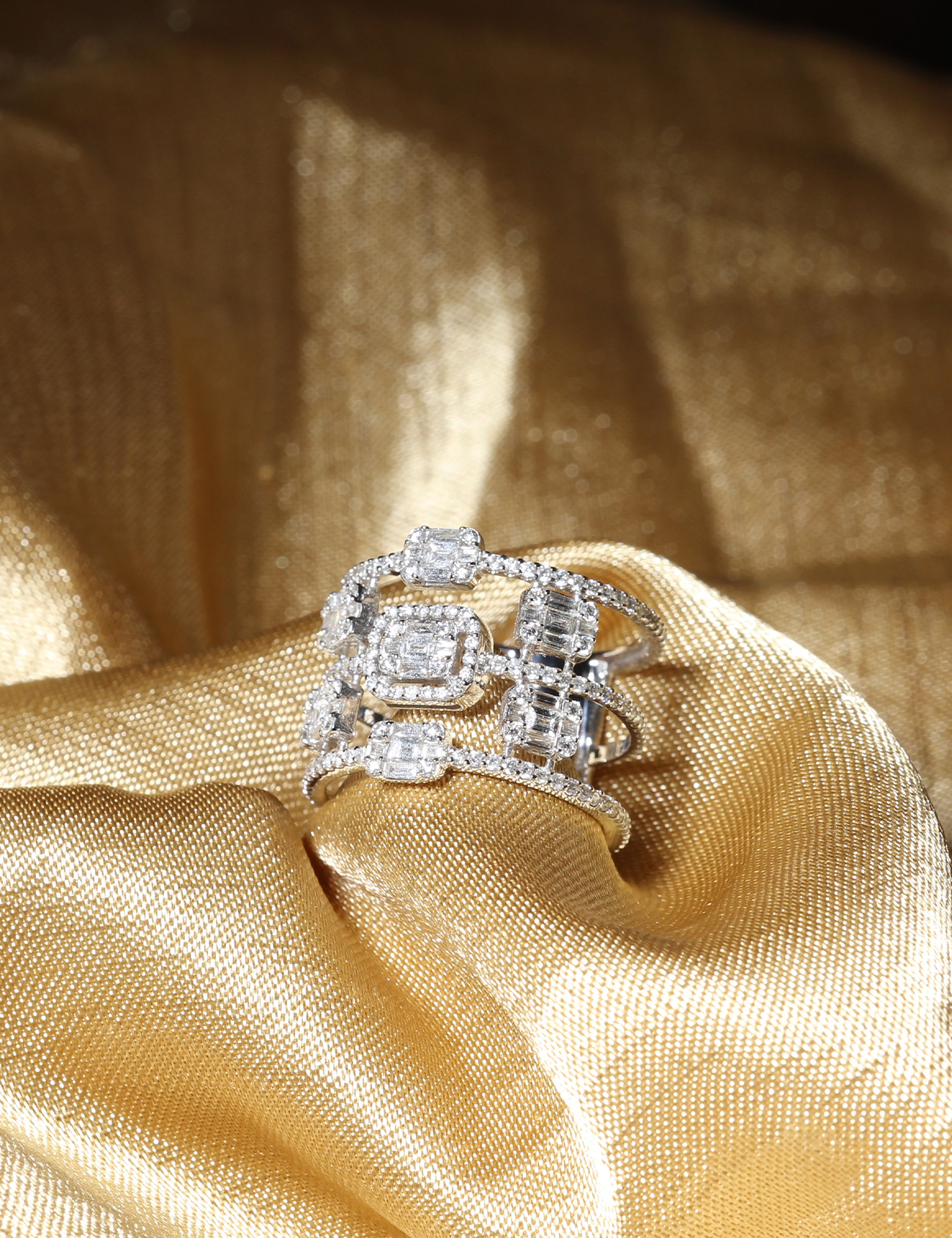 خاتم ألماس باغيت عيار 1.38 قيراط Ürün ikincil görseli