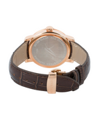 Meta Title: Kadın Kol Saati AEROWATCH Rose Gold Deri Kayış | Pırlant