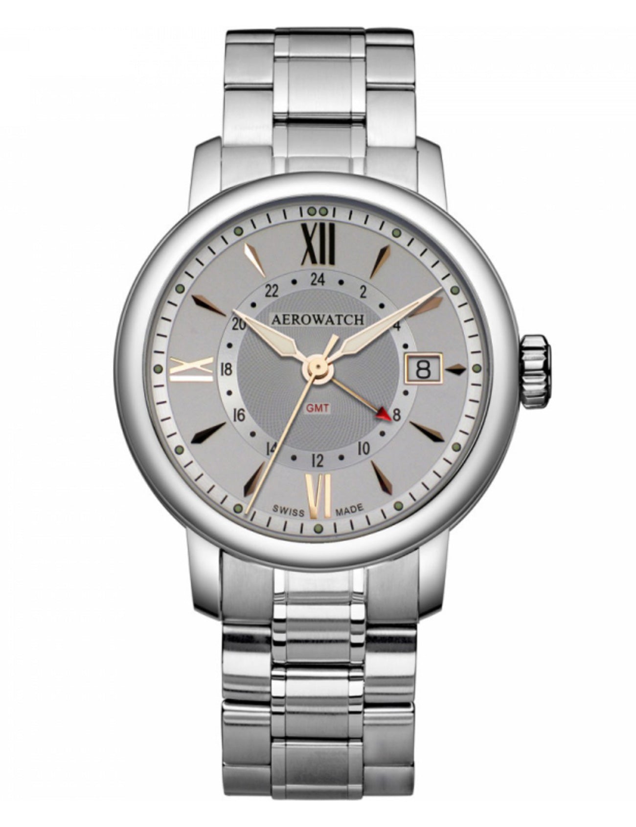 AEROWATCH Gent Renaissance GMT Quartz