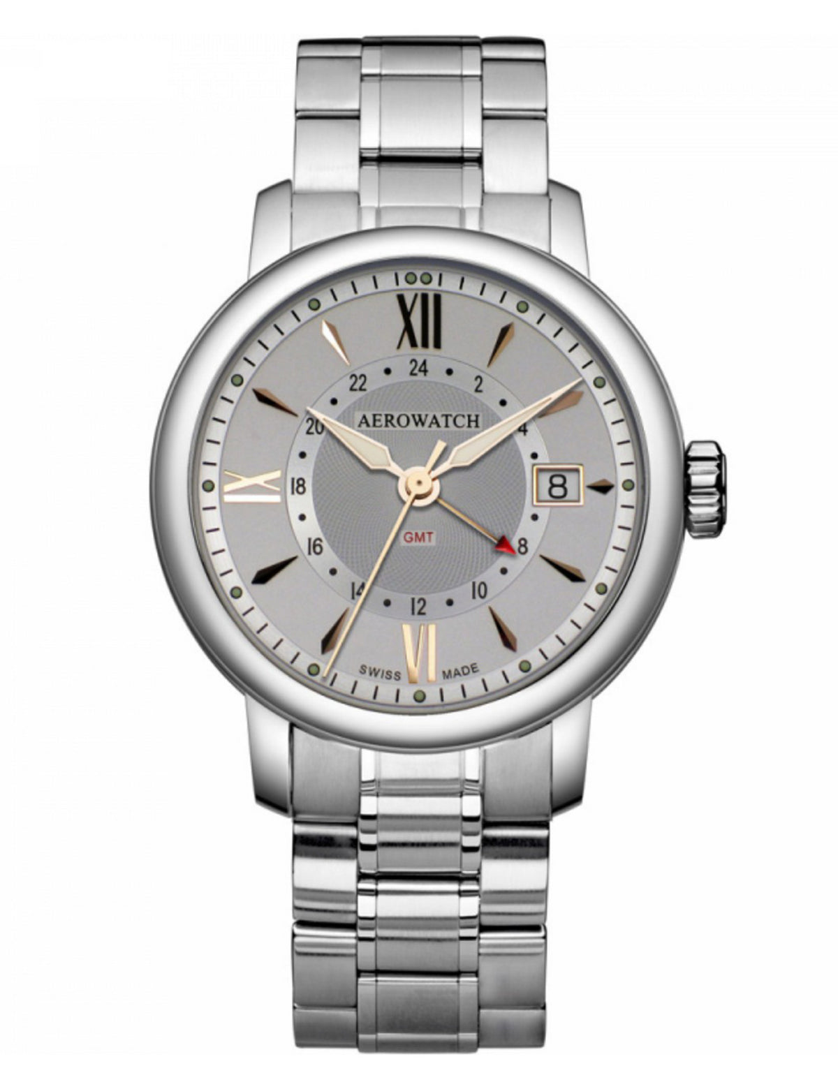 AEROWATCH Gent Renaissance GMT Quartz