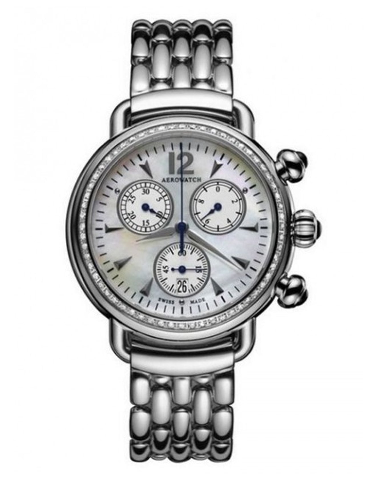AEROWATCH Ladies 1942 Chrono Lady Taşlı