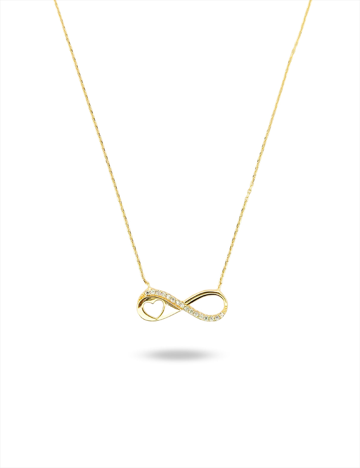 Kalpli Sonsuzluk Altın Kolye