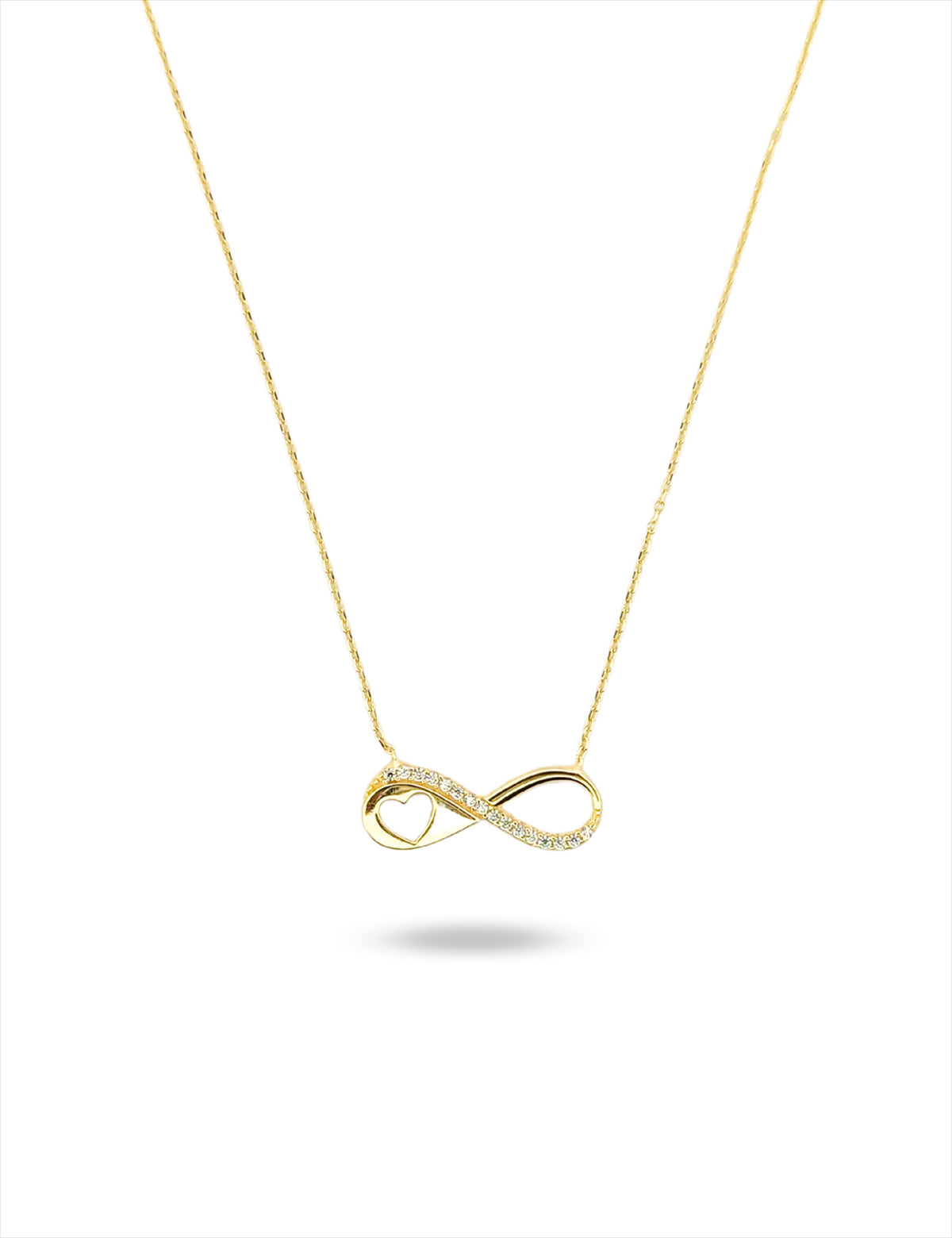 Kalpli Sonsuzluk Altın Kolye