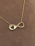 Kalpli Sonsuzluk Altın Kolye