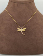 Taşlı Yusufçuk Altın Kolye