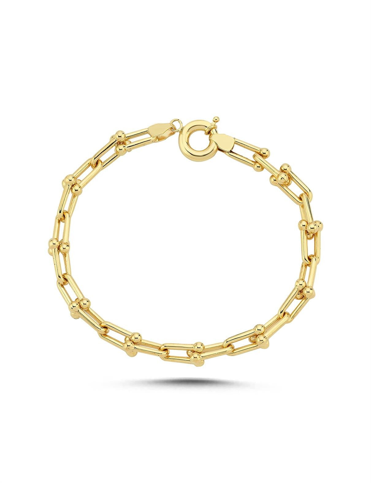 14 Ayar Zincir Altın Bileklik