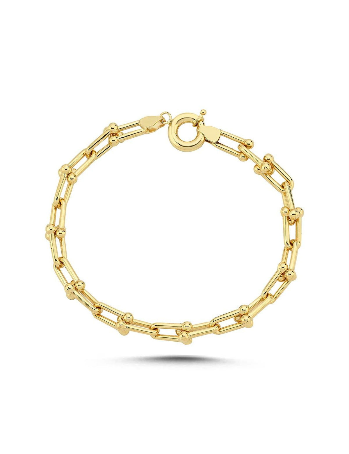 14 Ayar Zincir Altın Bileklik