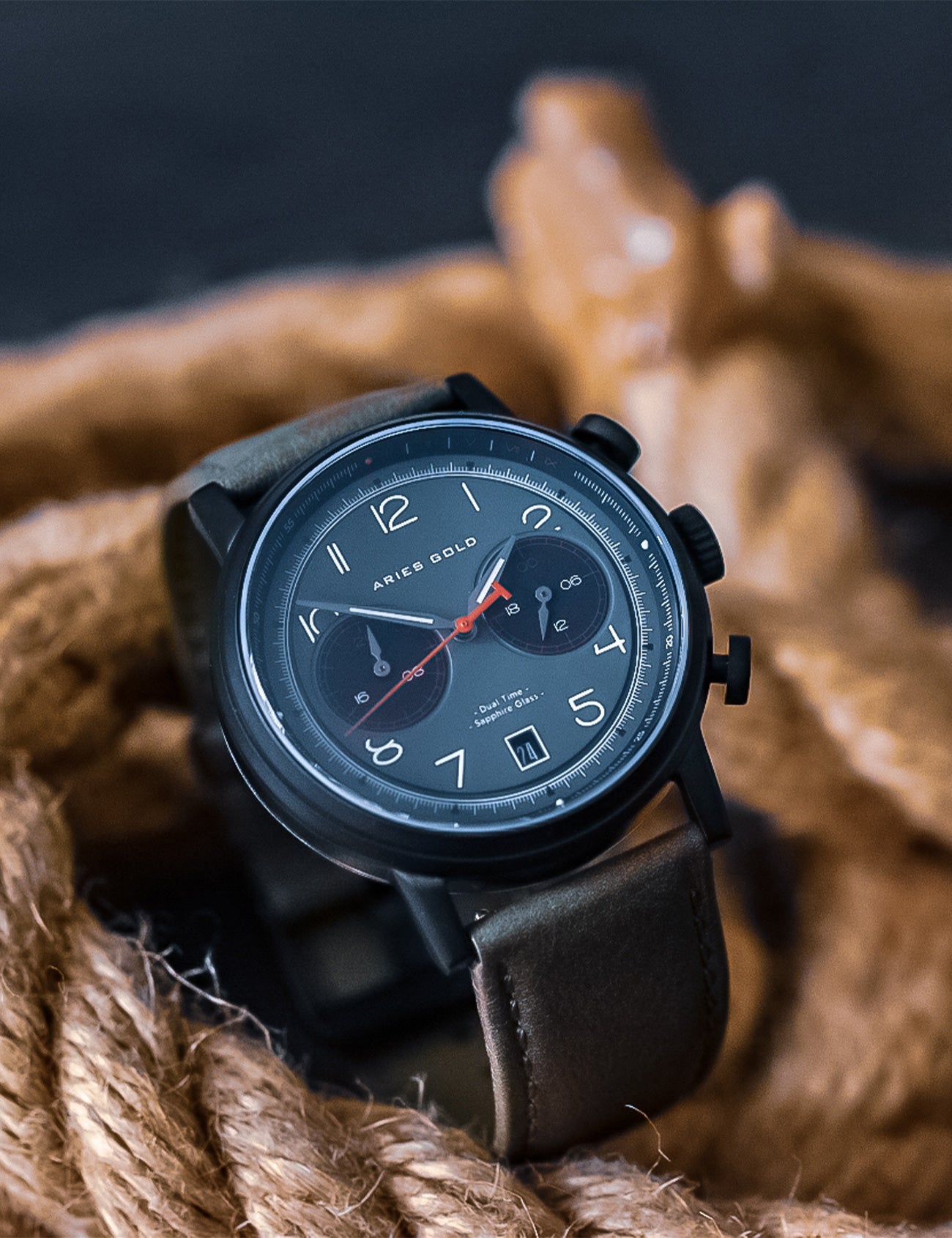 ARIES GOLD G 1025 BK-GY Erkek Kol Saati