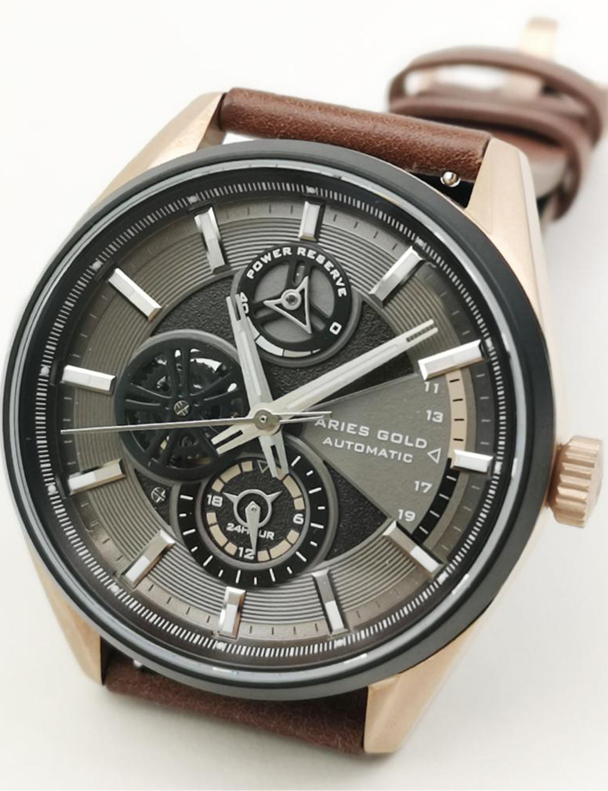 ARIES GOLD G 9021 RGBK-BR Erkek Kol Saati