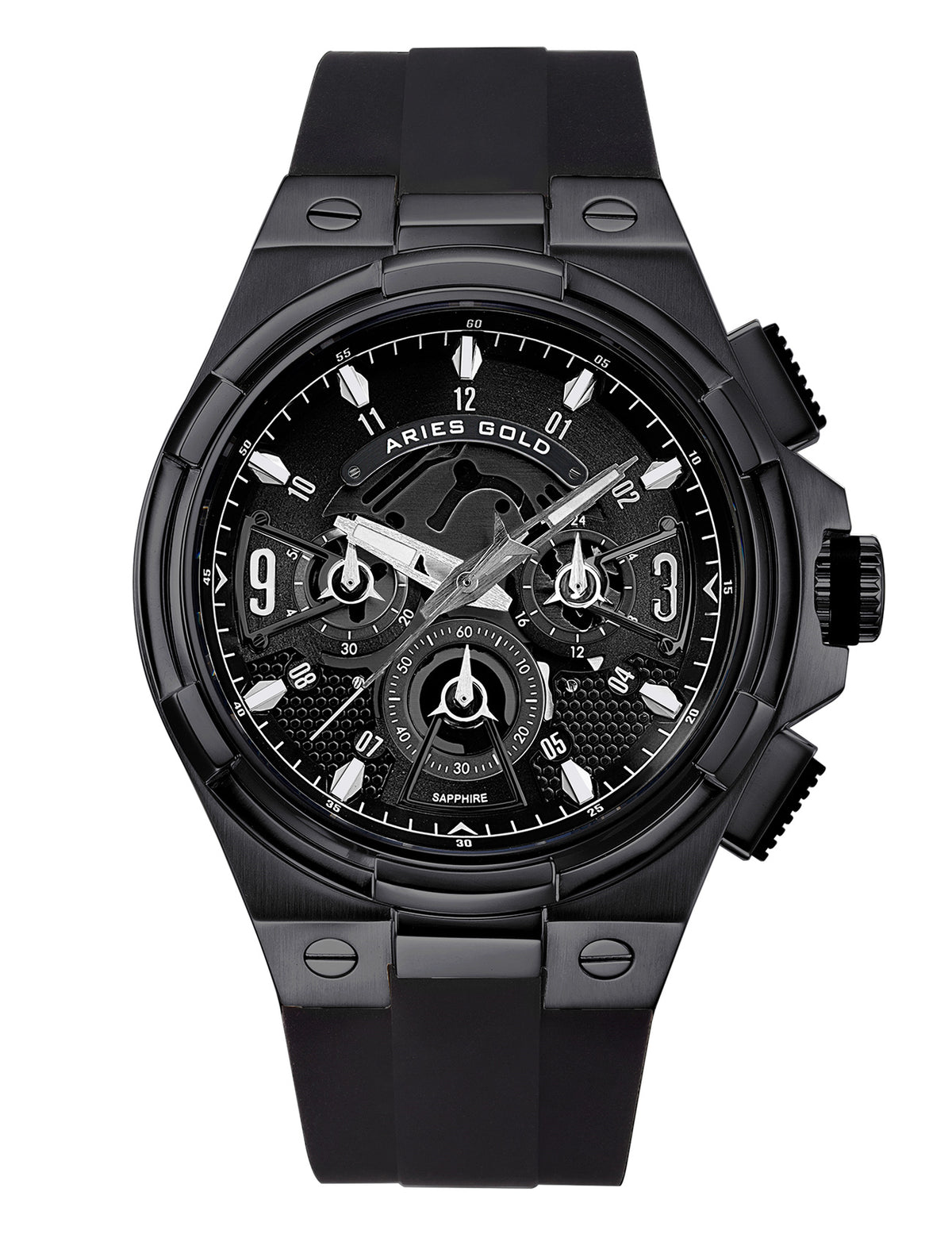 ARIES GOLD G 7016 BK-BK Erkek Kol Saati