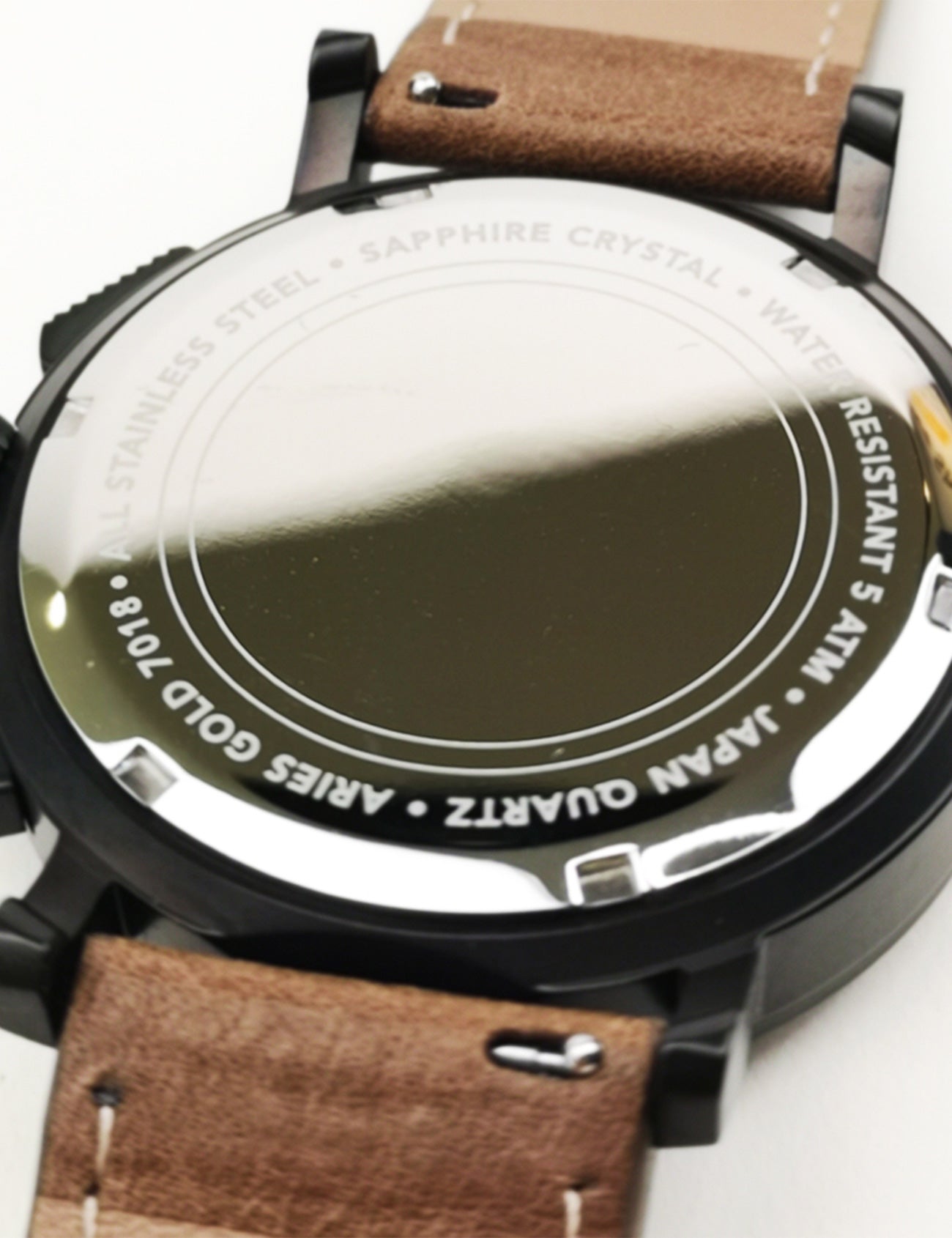 ARIES GOLD G 7018 BK-BEI Men's Watch