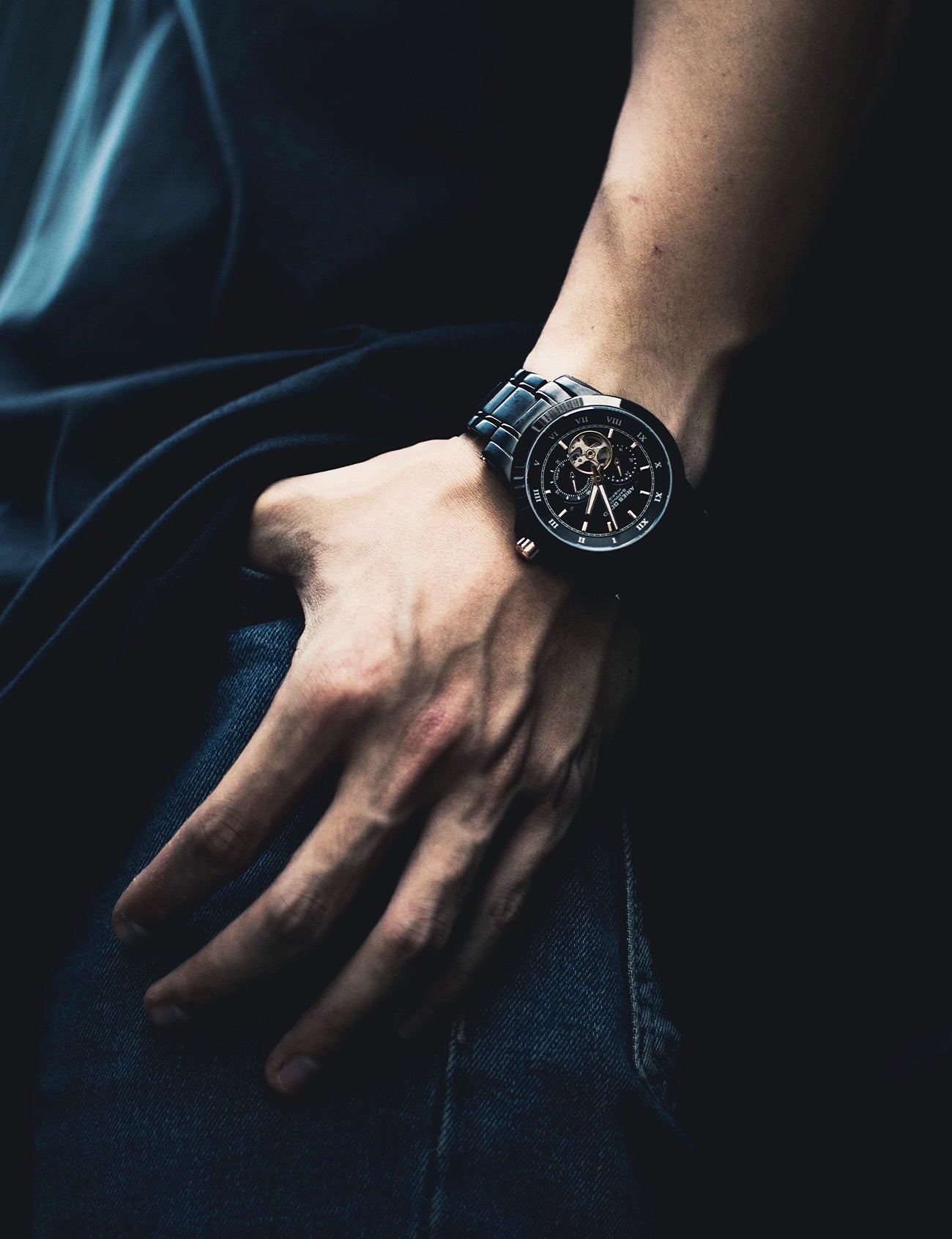 ARIES GOLD G 9001 BK-BK Erkek Kol Saati