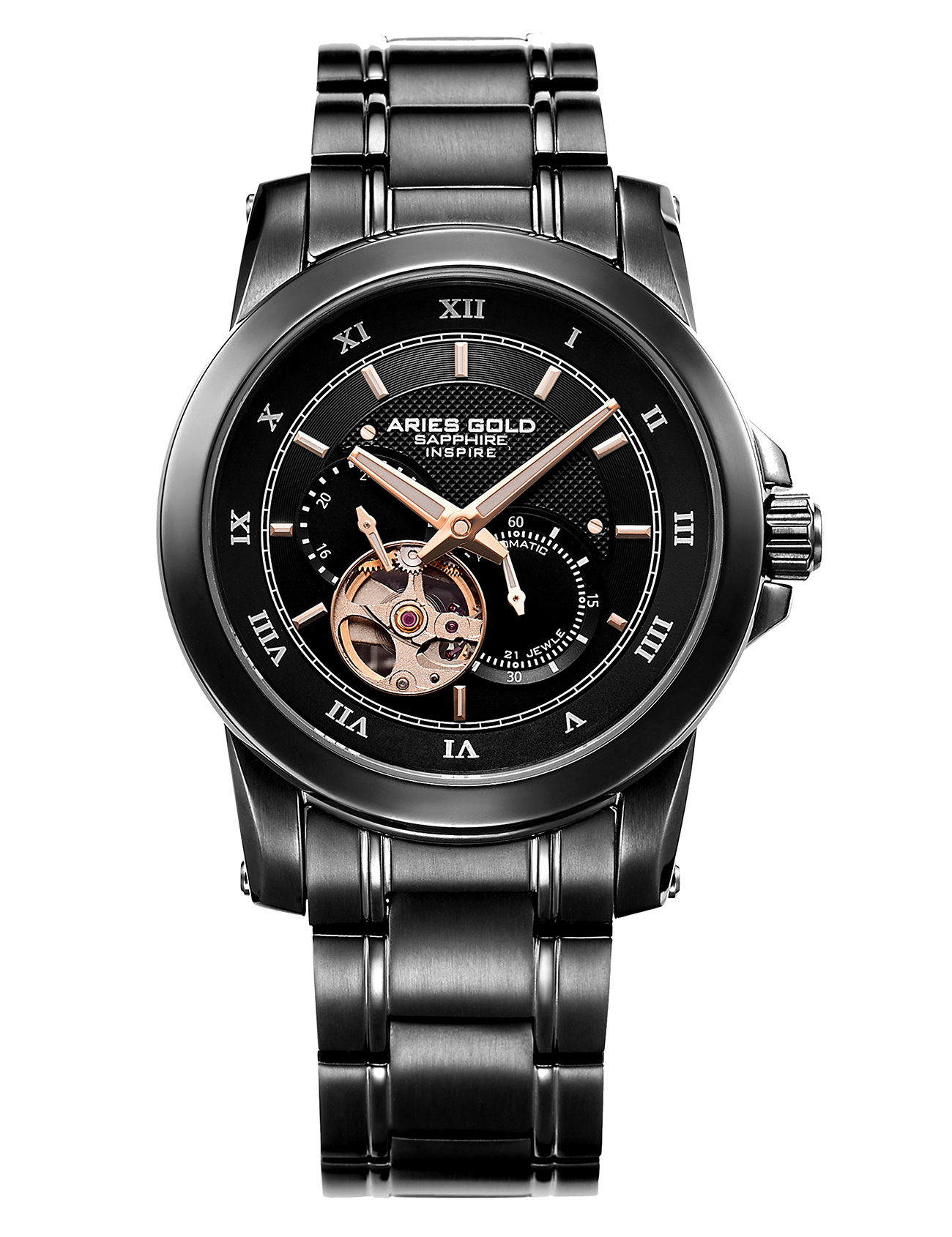 ARIES GOLD G 9001 BK-BK Erkek Kol Saati Ürün ana görseli