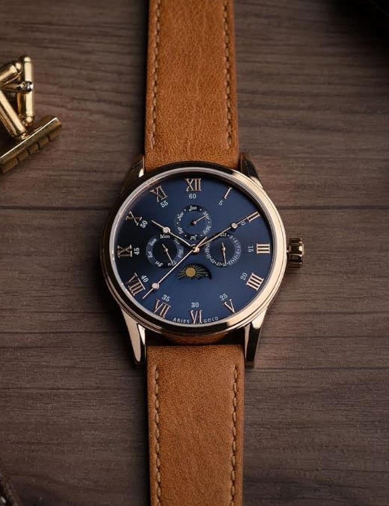 ARIES GOLD G 7019 RG-BU Erkek Kol Saati Ürün ana görseli