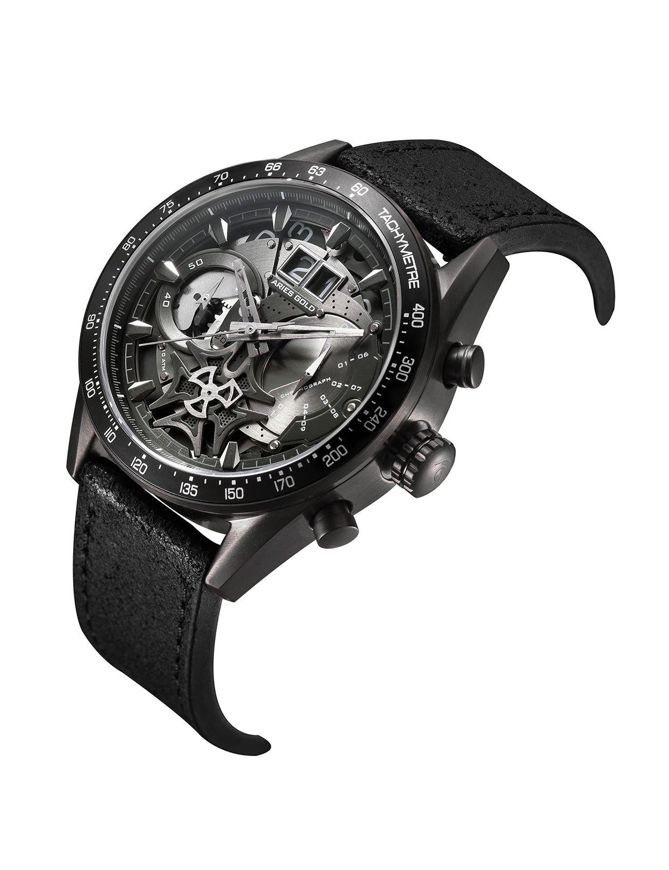 ساعة رجالية من أريس جولد جي 7008 بي كيه-بي كيه