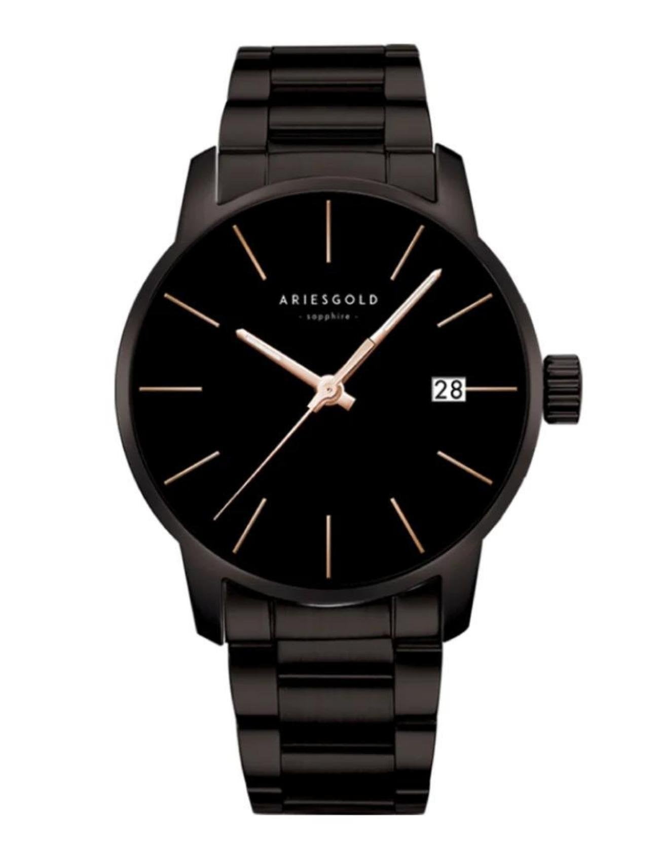 ARIES GOLD G 1029 BK-BKRG Men's Watch Main image