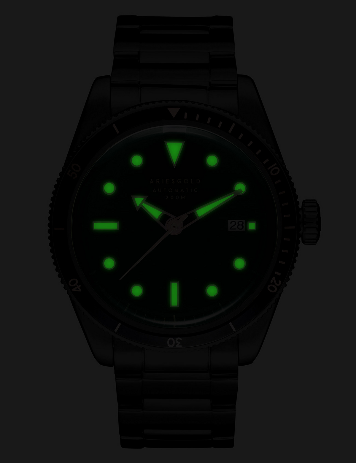 ARIES GOLD G 9027 BK-GNRG Erkek Kol Saati