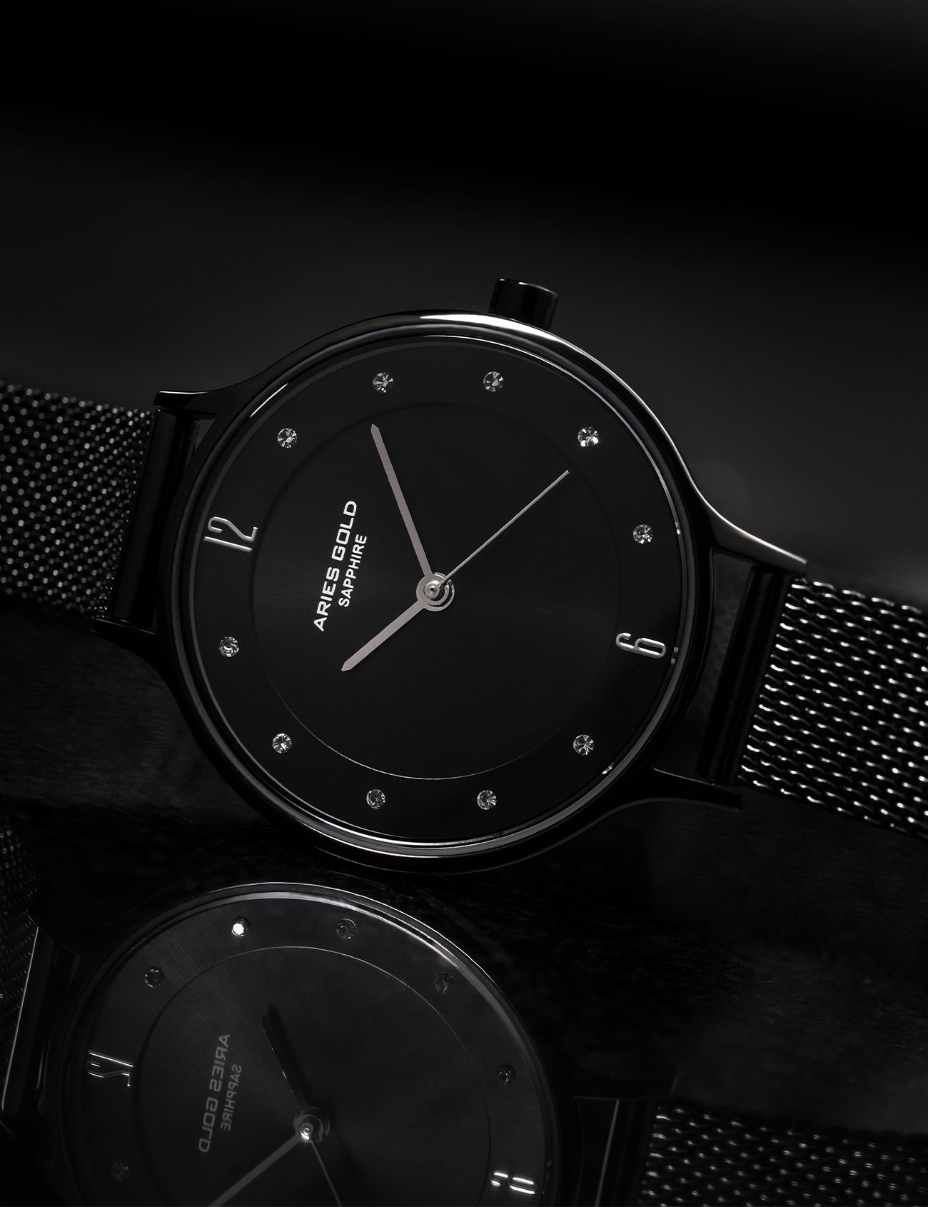 ARIES GOLD L 5033Z BK-BK Kadın Kol Saati