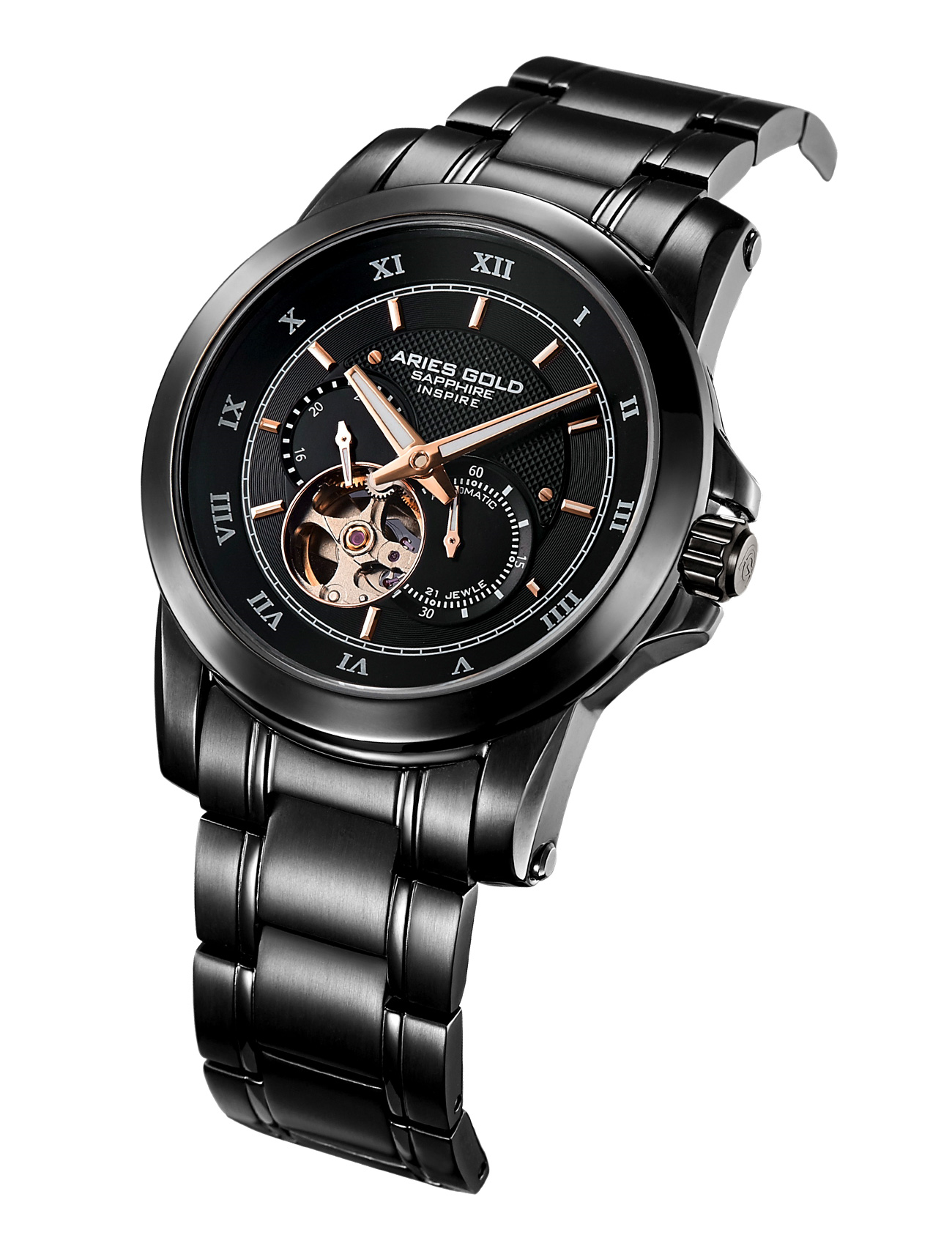 ARIES GOLD G 9001 BK-BK Erkek Kol Saati Ürün ikincil görseli