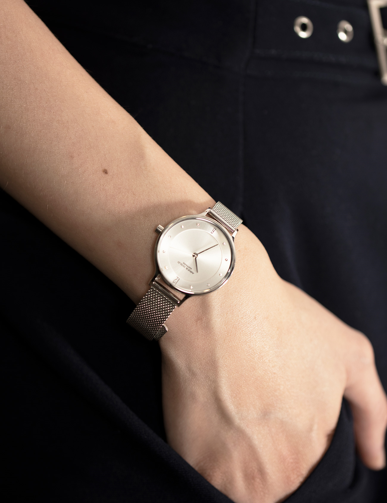 ARIES GOLD L 5033Z S-W Kadın Kol Saati