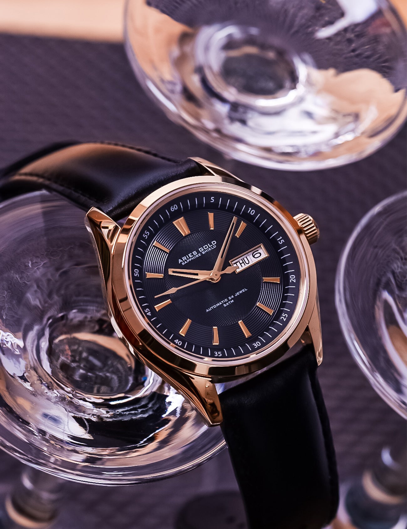 ARIES GOLD G 9004 G-BK Men's Watch