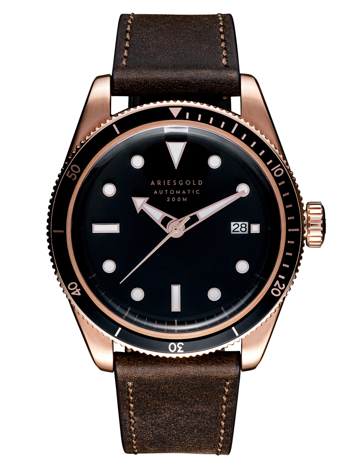 ARIES GOLD G 9027 RG-BKRG Erkek Kol Saati