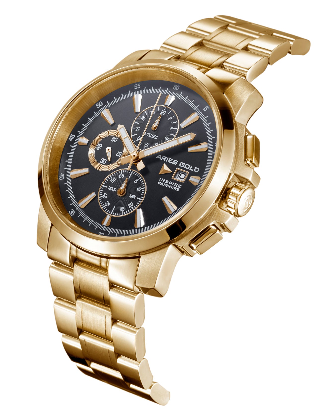 ARIES GOLD G 7301 G-BK Erkek Kol Saati