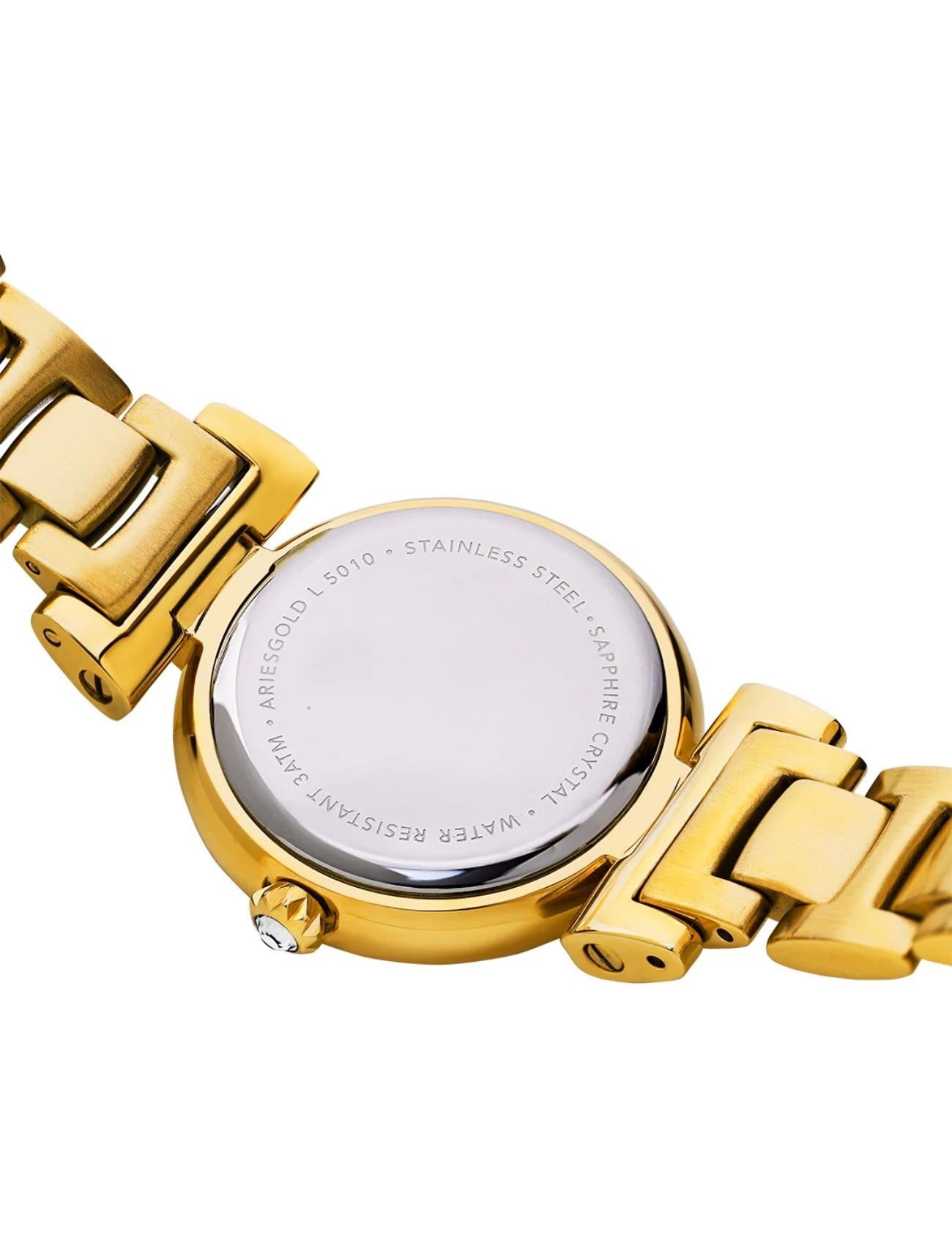 Aries Gold L 5010 Kadın Kol Saati Işıltılı Detay | Pırlant