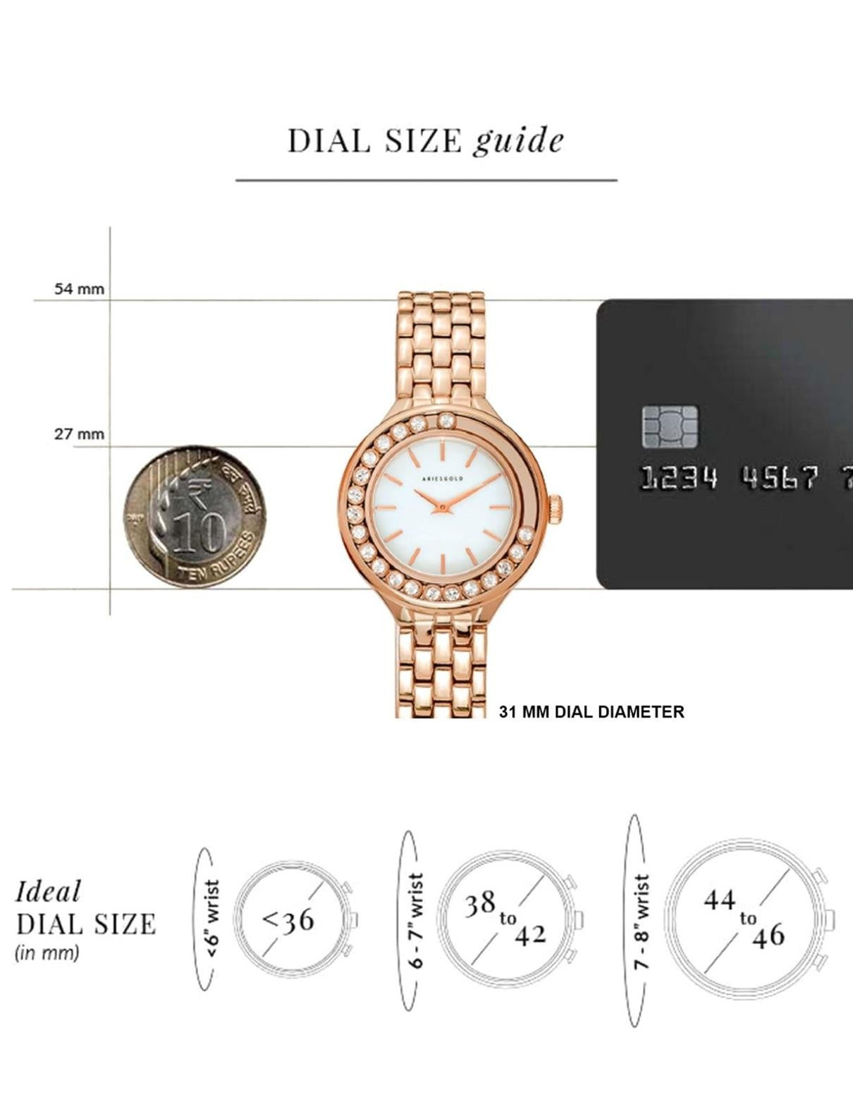 ARIES GOLD L 5041 RG-MP Kadın Kol Saati