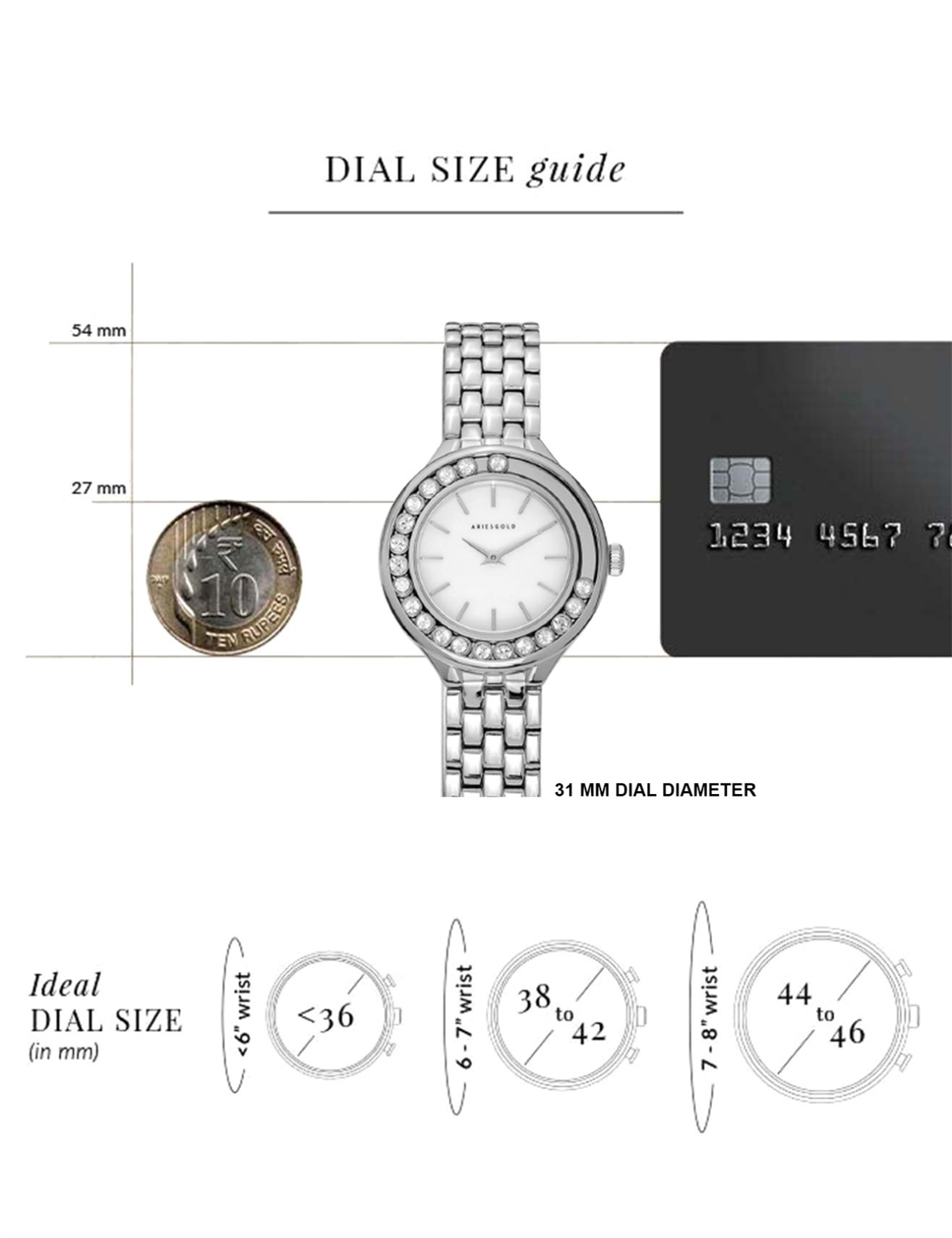 ARIES GOLD L 5041 S-MP Kadın Kol Saati