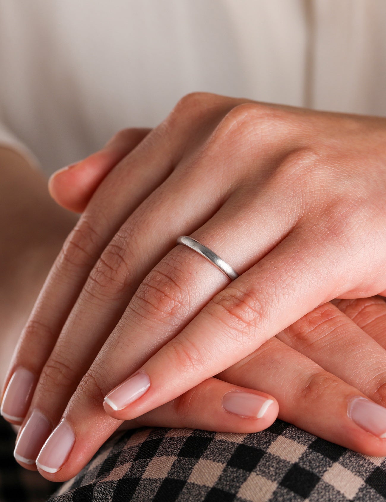 Beyaz Altın Alyans 2,40mm