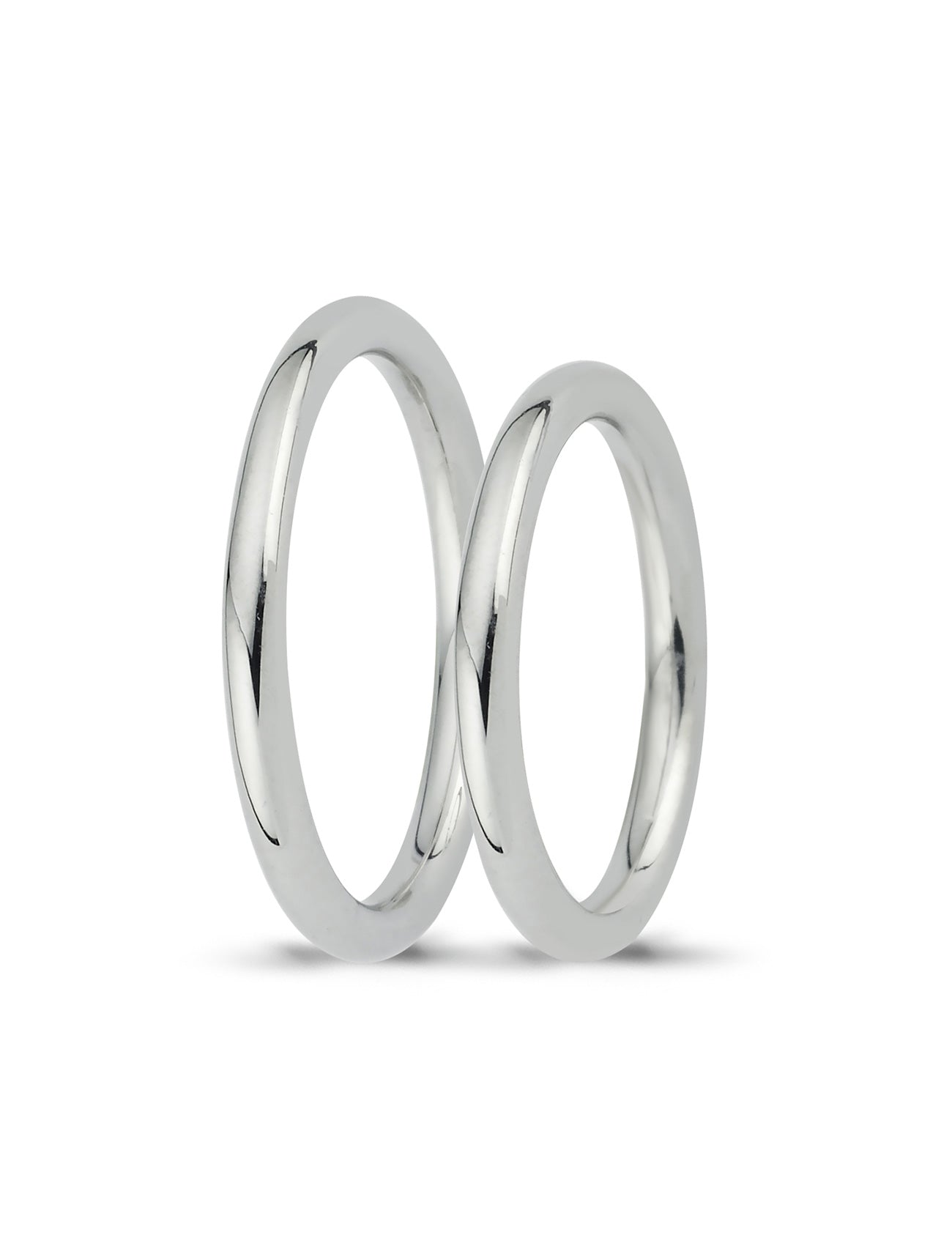 Beyaz Altın Alyans 2,40mm